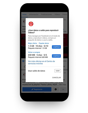 Elige el paquete de datos que prefieras Elige el paquete de datos que prefieras