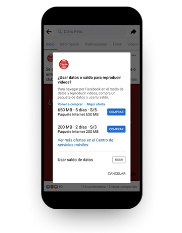 Elige el paquete de datos que prefieras Elige el paquete de datos que prefieras